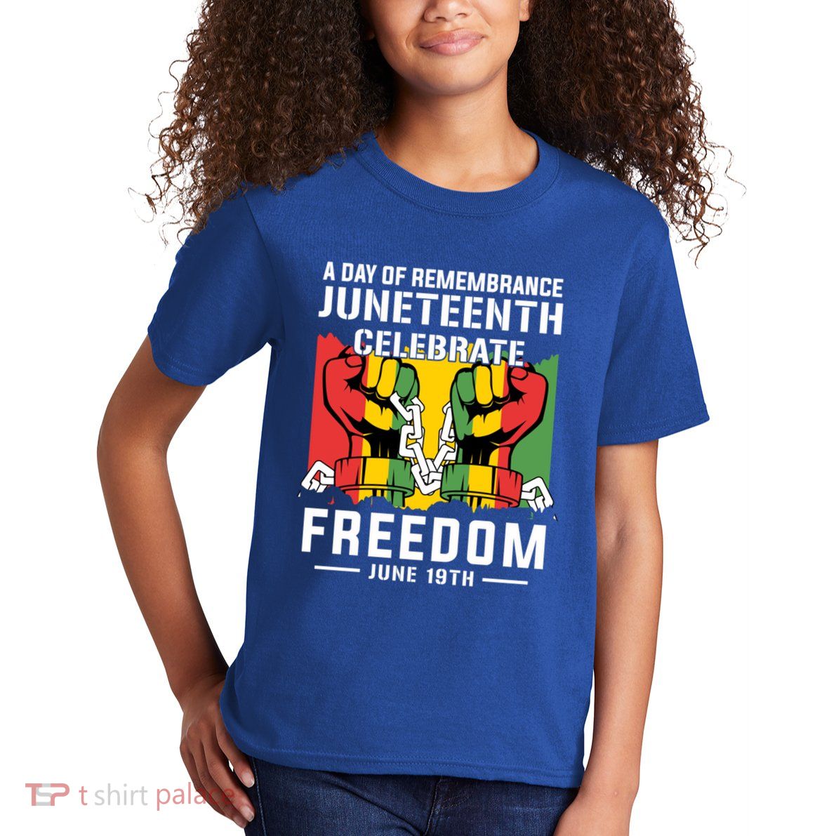 Remembrance Celebrate/Freedom Junenth Black History Pride Gift Kids T-Shirt