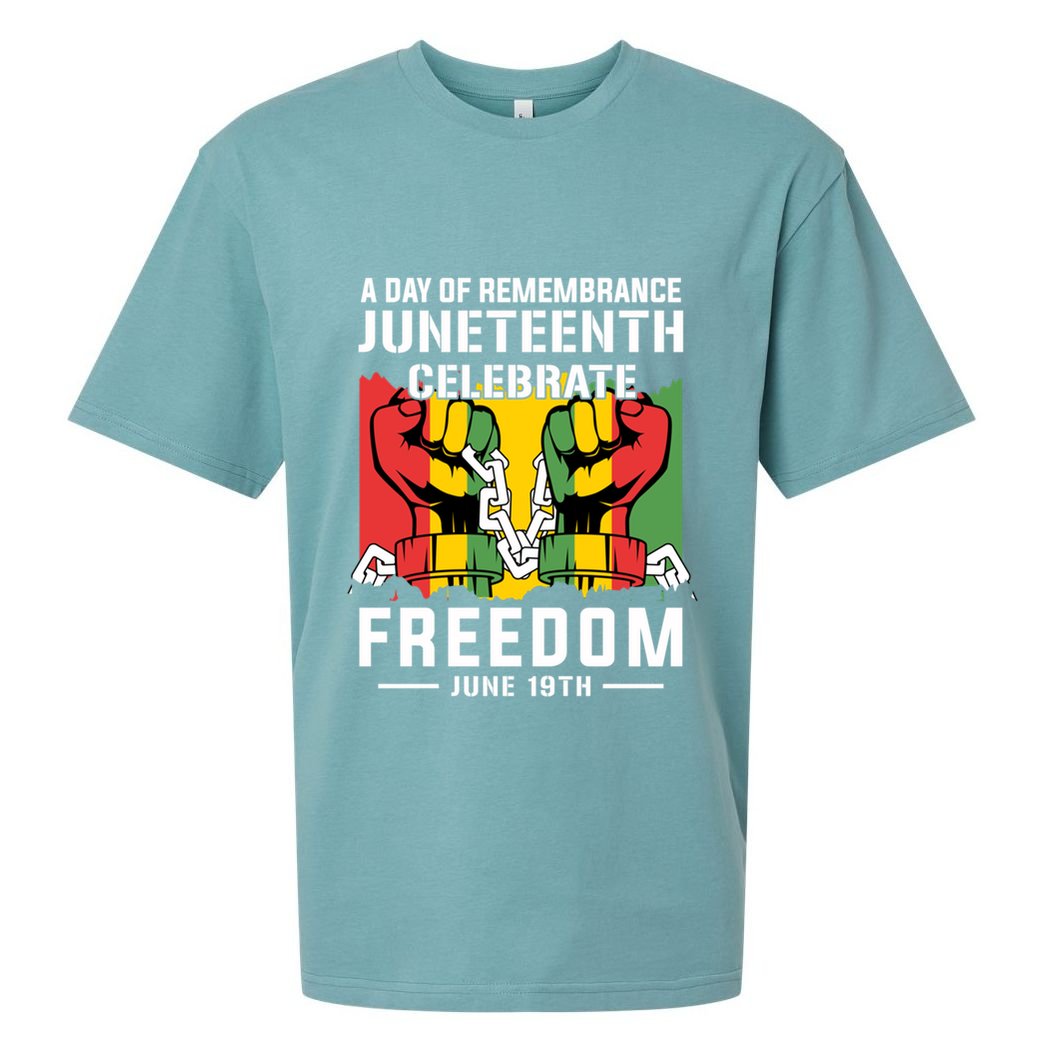Remembrance Celebrate/Freedom Junenth Black History Pride Gift Sueded Cloud Jersey T-Shirt