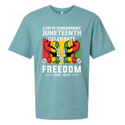 Remembrance Celebrate/Freedom Junenth Black History Pride Gift Sueded Cloud Jersey T-Shirt