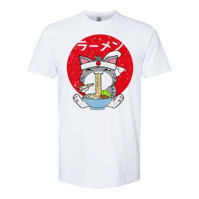 Ra Cat Japanese Anime Kawaii Gift  Softstyle CVC T-Shirt