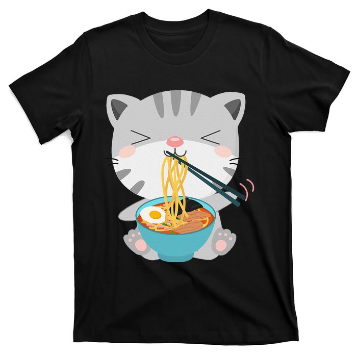 Ra Cat Japanese Kawaii Anime Ra Cat Lover Cute Cool  T-Shirt