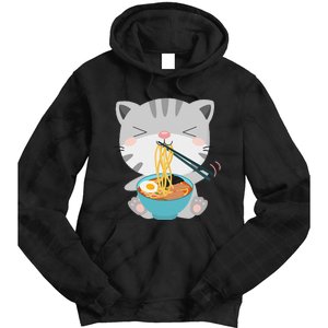 Ra Cat Japanese Kawaii Anime Ra Cat Lover Cute Cool  Tie Dye Hoodie