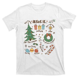 Retro Christmas Jesus Is The Reason For The Season T-Shirt