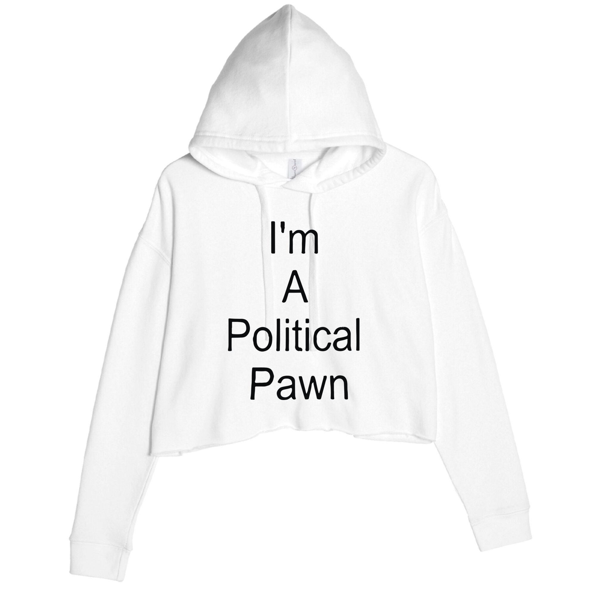 Robert Crimo Jr I’M A Political Pawn Crop Fleece Hoodie