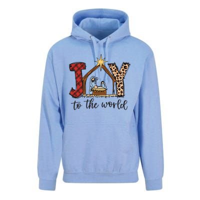 Retro Christmas Joy To The World Unisex Surf Hoodie