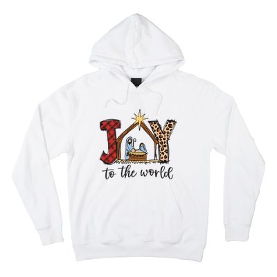 Retro Christmas Joy To The World Hoodie