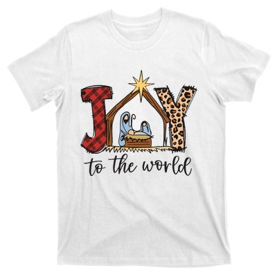 Retro Christmas Joy To The World T-Shirt