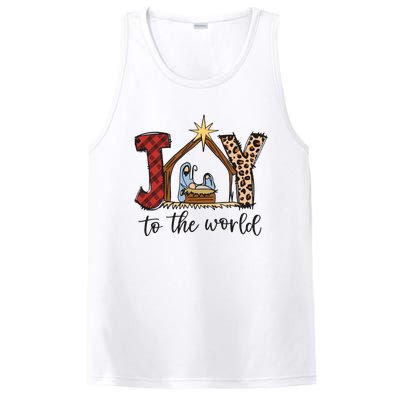 Retro Christmas Joy To The World PosiCharge Competitor Tank