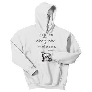 Religious Christian Jesus Left The 99 Softstyle Kids Hoodie