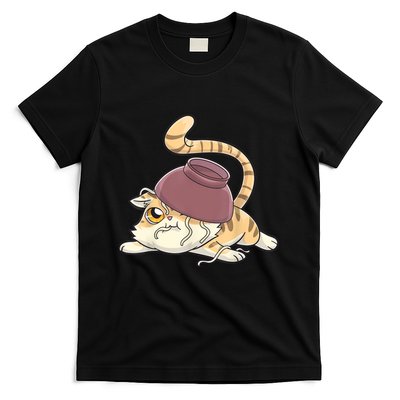 Ramen Cat Kawaii Anime Japanese Funny T-Shirt
