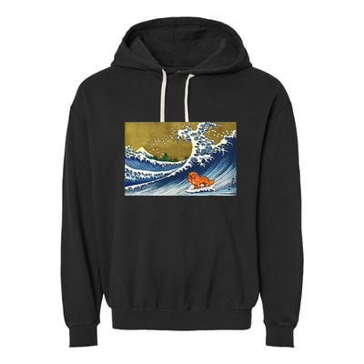 Ruby Cavalier King Charles Spaniel Garment-Dyed Fleece Hoodie
