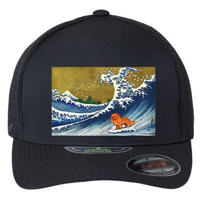 Ruby Cavalier King Charles Spaniel Flexfit Unipanel Trucker Cap