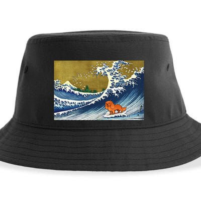 Ruby Cavalier King Charles Spaniel Sustainable Bucket Hat