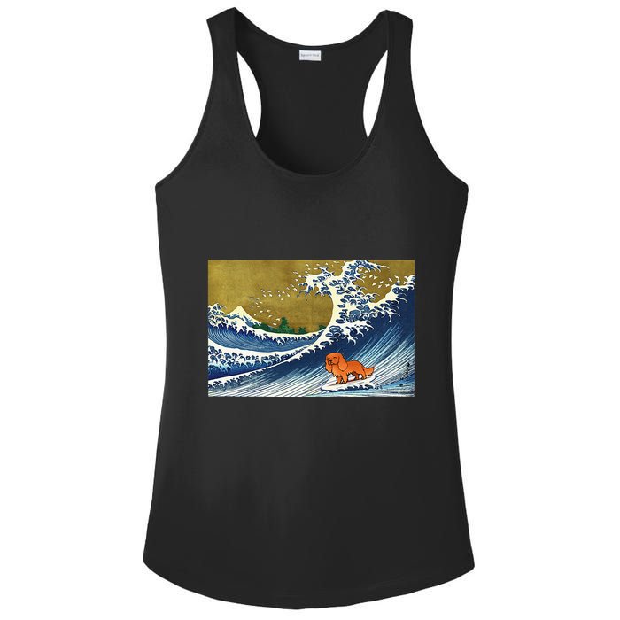Ruby Cavalier King Charles Spaniel Ladies PosiCharge Competitor Racerback Tank