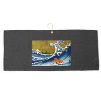 Ruby Cavalier King Charles Spaniel Large Microfiber Waffle Golf Towel