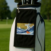 Ruby Cavalier King Charles Spaniel Golf Towel