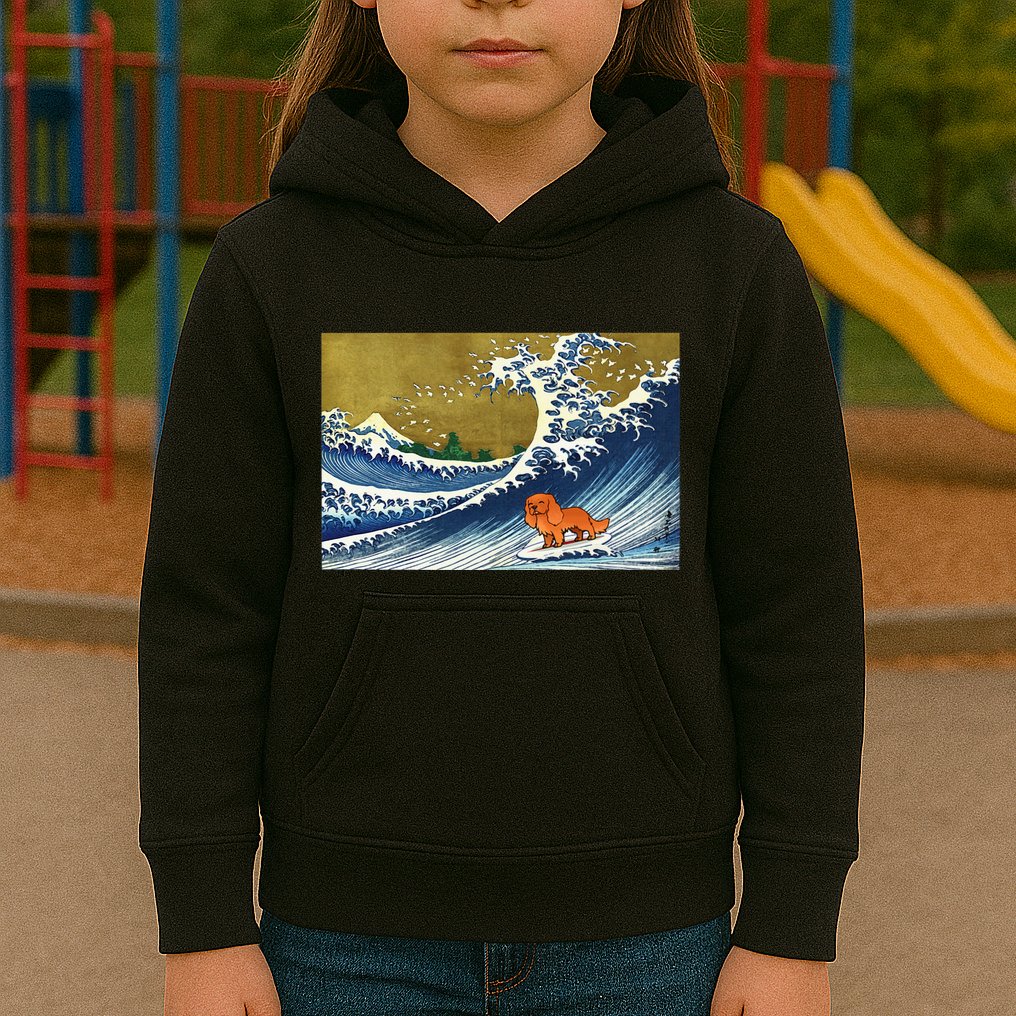 Ruby Cavalier King Charles Spaniel Kids Hoodie