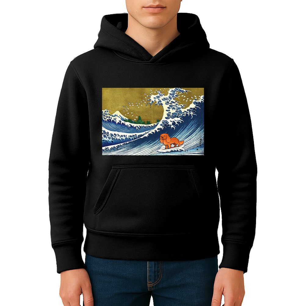 Ruby Cavalier King Charles Spaniel Kids Hoodie
