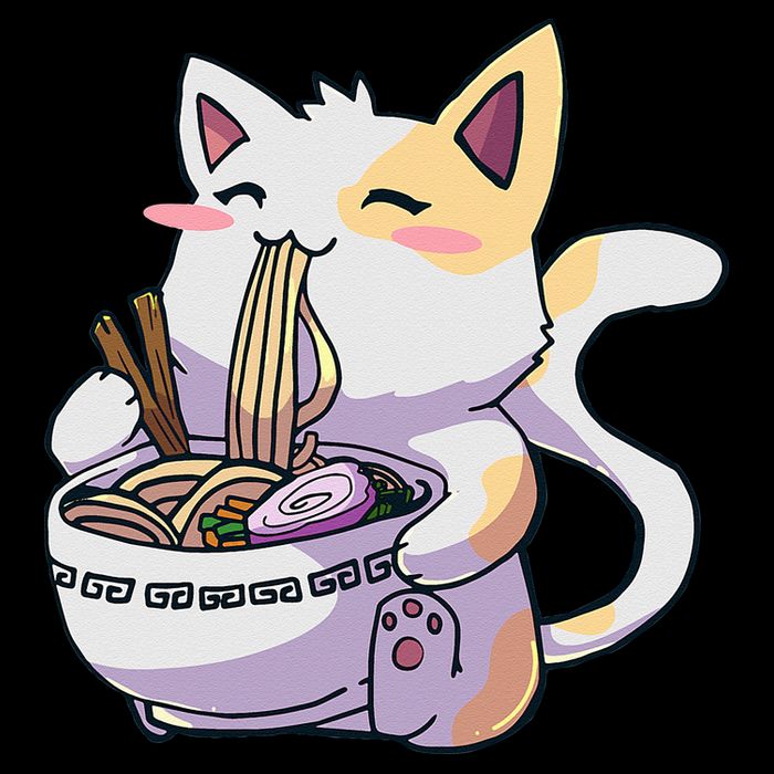 Ramen Cat Kawaii Anime Japanese Kawaii Neko City Backpack