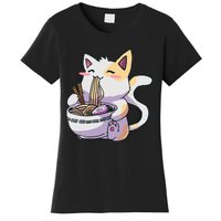 Ramen Cat Kawaii Anime Japanese Kawaii Neko Women's T-Shirt