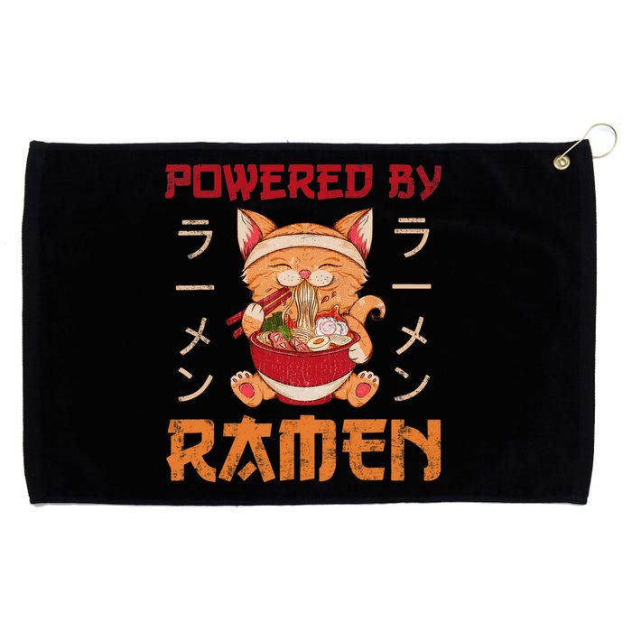 Ra Cat Kawaii Anime Japanese Food Gift Girls Boys Teens Grommeted Golf Towel