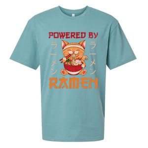 Ra Cat Kawaii Anime Japanese Food Gift Girls Boys Teens Sueded Cloud Jersey T-Shirt