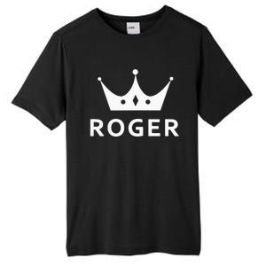 ROGER CROWN KING CUSTOM GIFT NAME FOR ROGER Tall Fusion ChromaSoft Performance T-Shirt