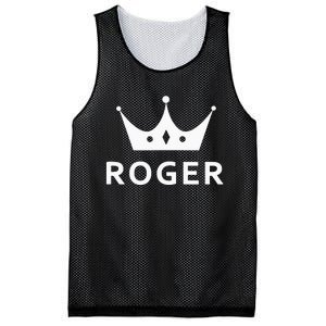 ROGER CROWN KING CUSTOM GIFT NAME FOR ROGER Mesh Reversible Basketball Jersey Tank