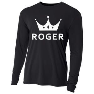 ROGER CROWN KING CUSTOM GIFT NAME FOR ROGER Cooling Performance Long Sleeve Crew