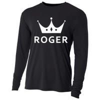 ROGER CROWN KING CUSTOM GIFT NAME FOR ROGER Cooling Performance Long Sleeve Crew