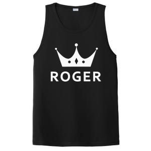 ROGER CROWN KING CUSTOM GIFT NAME FOR ROGER PosiCharge Competitor Tank