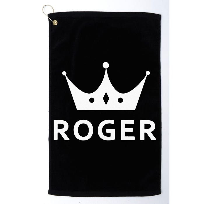 ROGER CROWN KING CUSTOM GIFT NAME FOR ROGER Golf Towel