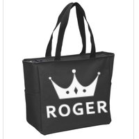 ROGER CROWN KING CUSTOM GIFT NAME FOR ROGER Zip Tote Bag