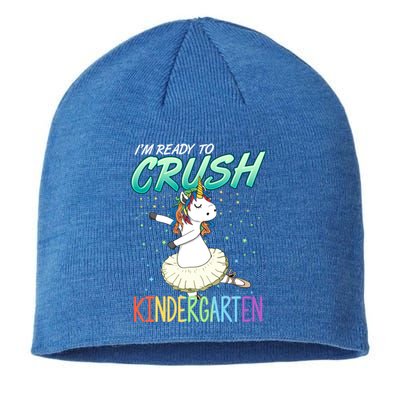 Ready Crush Kindergarten Teacher Gift Unicorn Ballet Sustainable Beanie