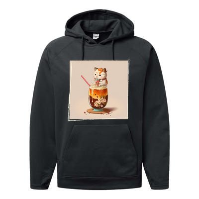 Ra Cat Kawaii Anime Japanese Kawaii Neko Performance Fleece Hoodie