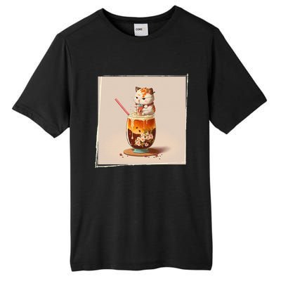 Ra Cat Kawaii Anime Japanese Kawaii Neko Tall Fusion ChromaSoft Performance T-Shirt