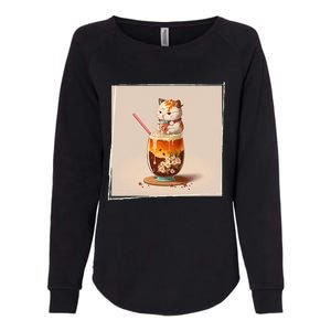 Ra Cat Kawaii Anime Japanese Kawaii Neko Womens California Wash Sweatshirt