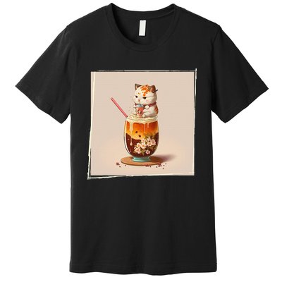 Ra Cat Kawaii Anime Japanese Kawaii Neko Premium T-Shirt