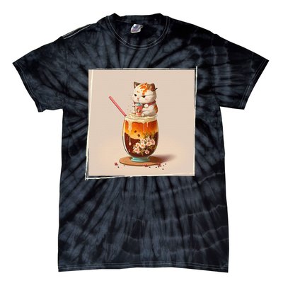 Ra Cat Kawaii Anime Japanese Kawaii Neko Tie-Dye T-Shirt