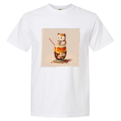 Ra Cat Kawaii Anime Japanese Kawaii Neko Garment-Dyed Heavyweight T-Shirt