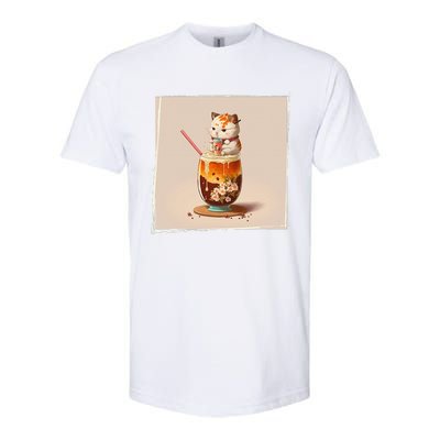 Ra Cat Kawaii Anime Japanese Kawaii Neko Softstyle CVC T-Shirt