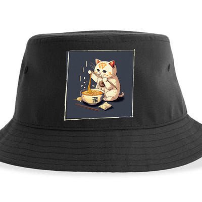 Ra Cat Kawaii Anime Japanese Kawaii Neko  Sustainable Bucket Hat