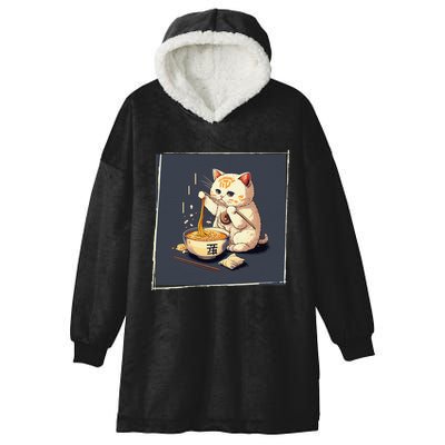 Ra Cat Kawaii Anime Japanese Kawaii Neko  Hooded Wearable Blanket