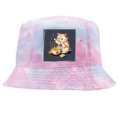 Ra Cat Kawaii Anime Japanese Kawaii Neko  Tie-Dyed Bucket Hat