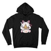 Ramen Cat Kawaii Anime Japanese Kawaii Neko Hoodie