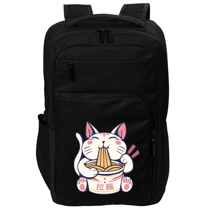 Ramen Cat Kawaii Anime Japanese Kawaii Neko Impact Tech Backpack