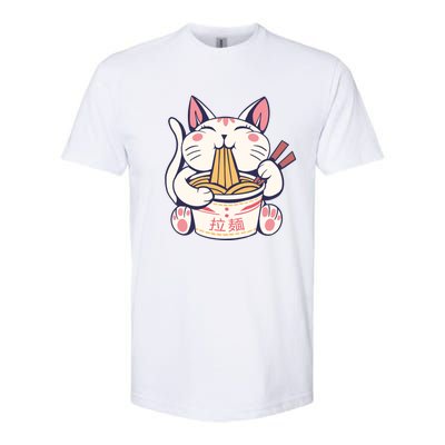 Ramen Cat Kawaii Anime Japanese Kawaii Neko Softstyle® CVC T-Shirt