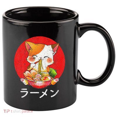 Ra Cat Kawaii Neko Anime Otaku Gifts  11oz C Handle Ceramic Mug