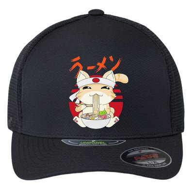 Ra Cat Kawaii Neko Ra Japanese Anime  Flexfit Unipanel Trucker Cap