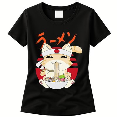 Ra Cat Kawaii Neko Ra Japanese Anime  Womens T-Shirt